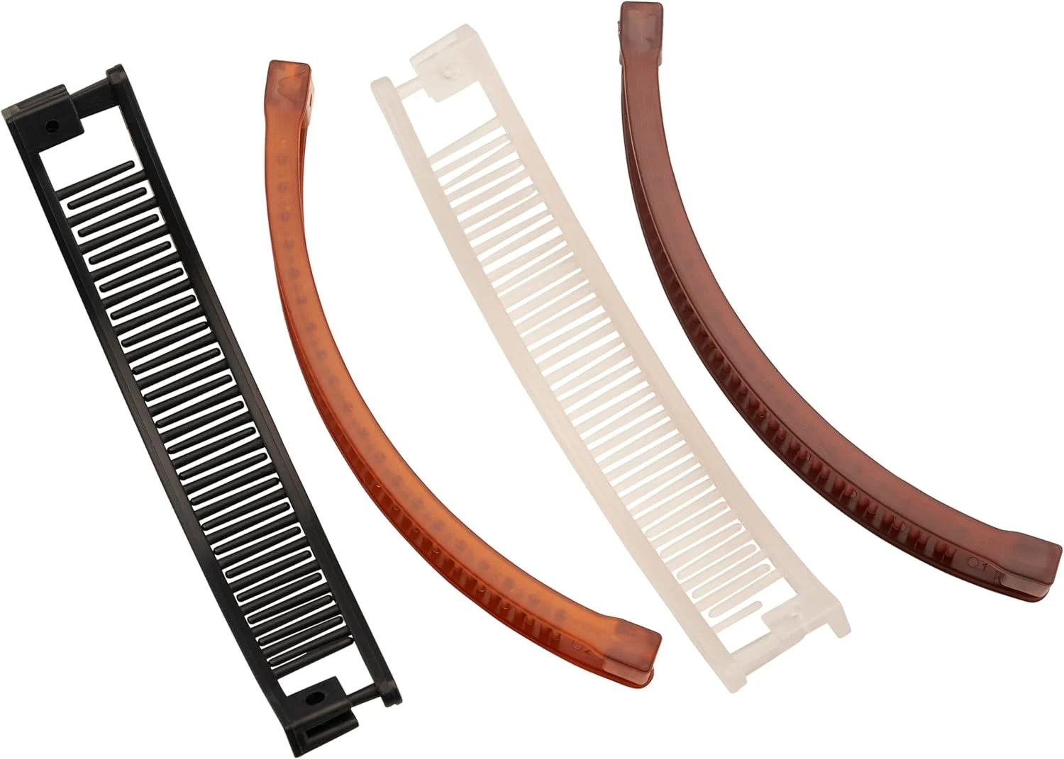 گودی 1942354 شانه گیره ای کلاسیک 5 اینچ، چند رنگ - 4 عدد