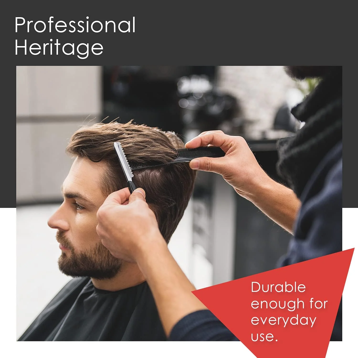 شانه حالت دهنده گودی ایس، مشکی، 7.5 اینچ