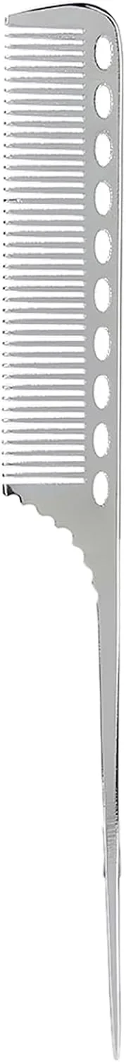 شانه دم موشی معمولی، شانه دم موشی فلزی آرایشگری آلومینیومی حرفه ای برای حالت دادن و شانه زدن مو مناسب برای استفاده شخصی و سالن (#2)