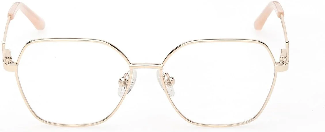 عینک طبی زنانه گس GU922303247 با فریم فلزی مربعی، فریم کامل، سایز عدسی 47 میلی متر، طلایی کم رنگ