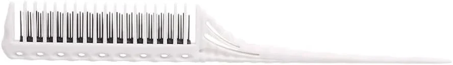 شانه پوش دهنده فاونو با 3 ردیف دندانه، برس باز کننده گره مو، شانه دم موشی برای حجم دادن و حالت دادن مو