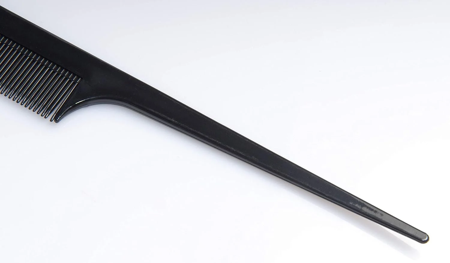 شانه دم موشی دایان، ضد الکتریسیته ساکن، دندانه ریز، ابزار آرایش و کوتاهی مو برای زنان، مردان، آرایشگران و پیرایشگران، دسته بلند و باریک، مشکی، 8 اینچ، DBC043، چند منظوره