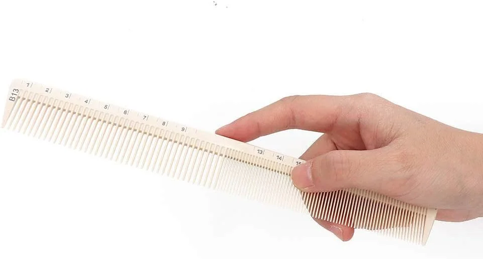 مجموعه 10 عددی شانه مو Depisuta، مجموعه شانه حالت دهی حرفه ای با مقیاس اندازه گیری، مجموعه آرایشگران مو، مناسب آرایشگاه ها و آرایشگران، برای انواع مو و مدل های زنانه و مردانه (شانه)