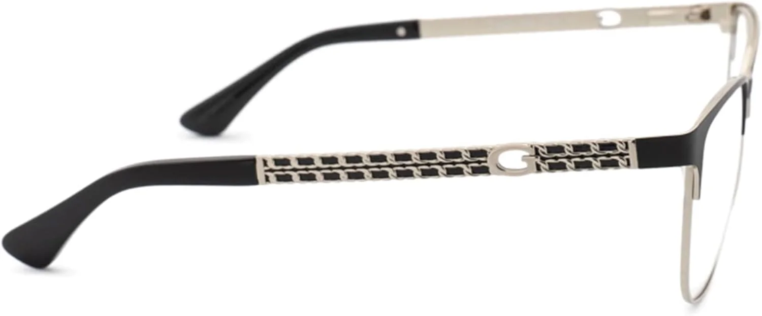 عینک آفتابی مربعی گس، مشکی مات-نقره ای براق، فریم کامل مشکی مات-نقره ای براق بدون محافظت UV - GU288353002FR، مشکی، M