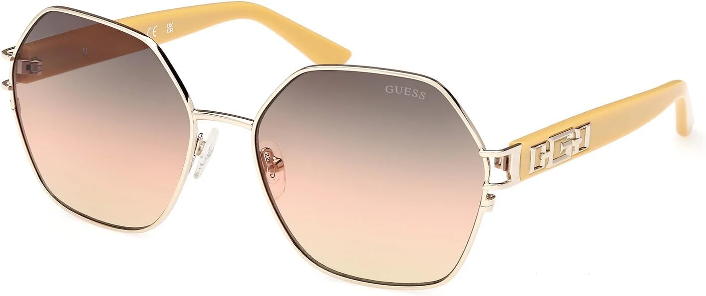 عینک آفتابی زنانه گس مدل GU791333F59، فریم کامل، هندسی و محافظت در برابر اشعه UV