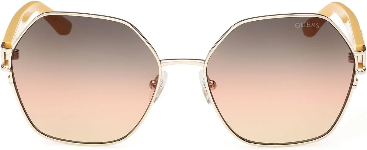 عینک آفتابی زنانه گس مدل GU791333F59، فریم کامل، هندسی و محافظت در برابر اشعه UV