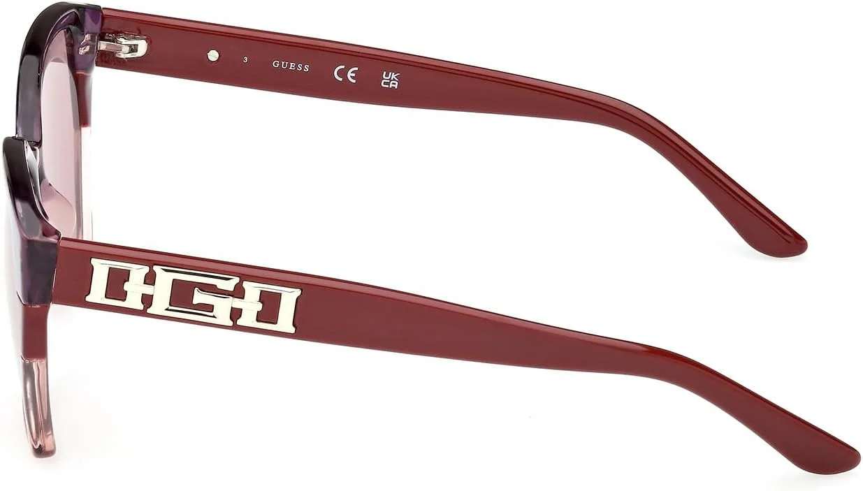 عینک آفتابی زنانه گس مدل GU791271Y55 با فریم پروانه ای و محافظت کامل در برابر اشعه UV