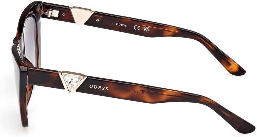 عینک آفتابی زنانه مستطیلی با فریم کامل GUESS مدل GU0013952B53 با محافظت در برابر اشعه ماوراء بنفش