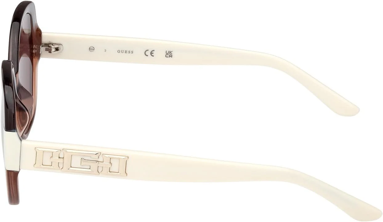 عینک آفتابی زنانه گس مدل GU791120Y55 با فریم کامل هندسی و محافظت در برابر اشعه UV