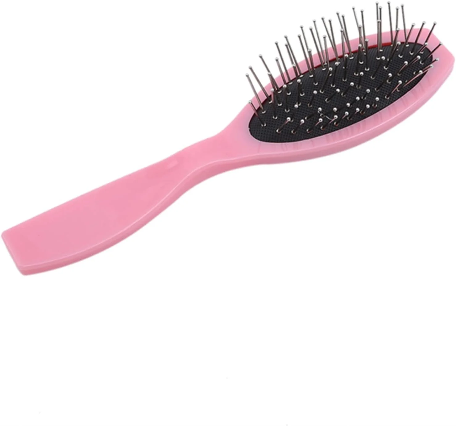 شانه مو برس ماساژ مو ابزار حالت دهنده شانه ماساژ پوست سر شانه آرایشگری (رنگ: صورتی)