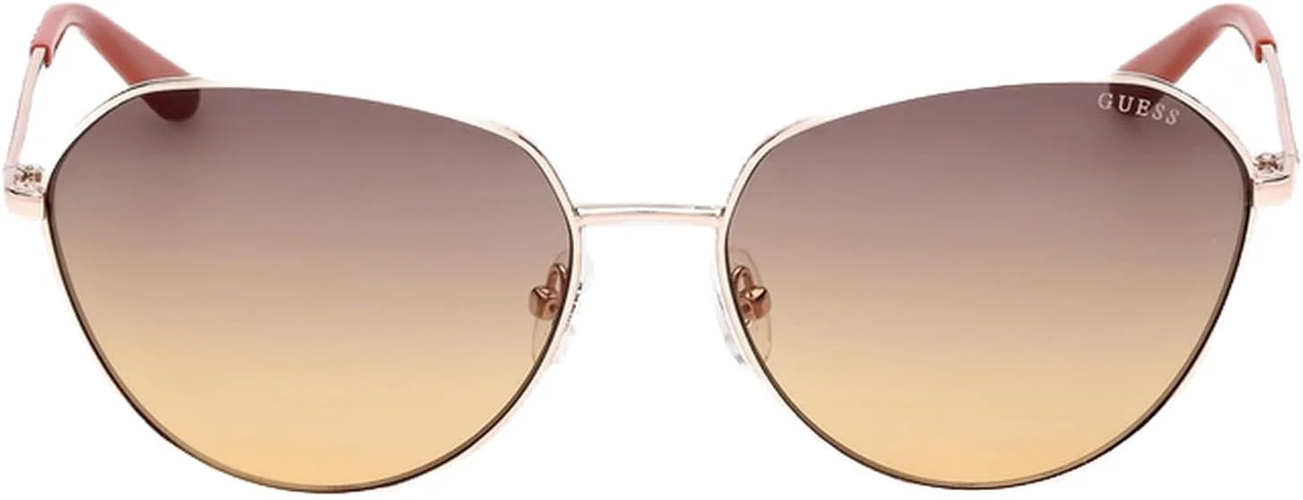 عینک آفتابی زنانه گس GU00148 32F طلایی کم رنگ براق 60/16/135