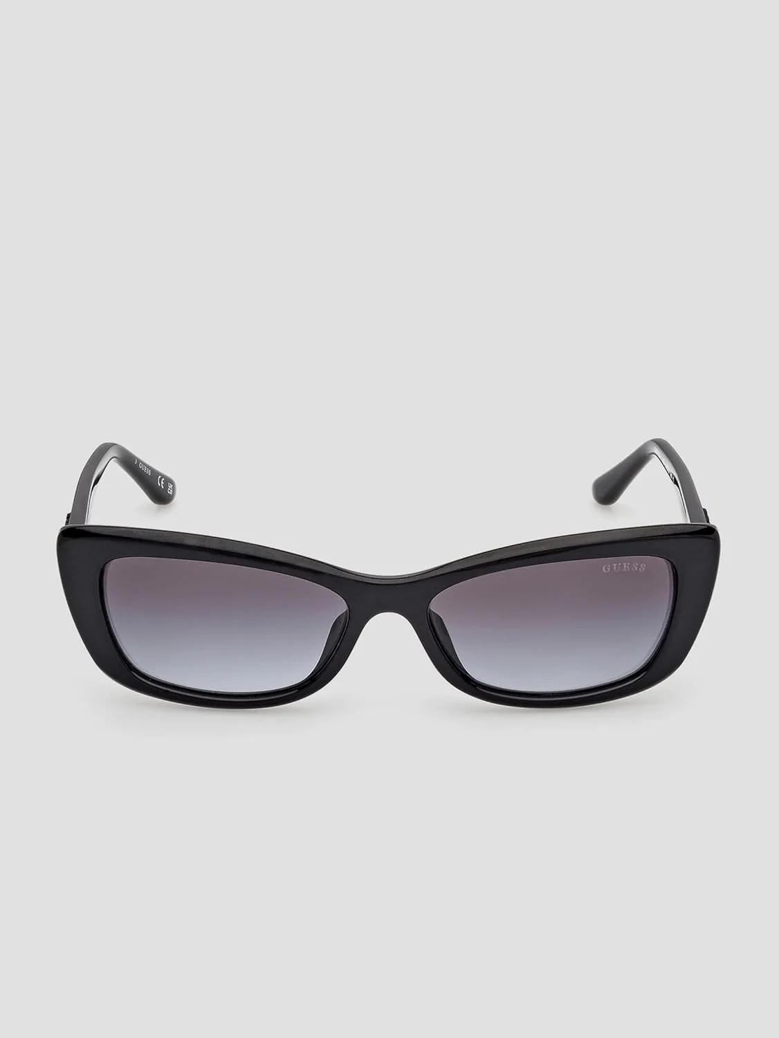 عینک آفتابی زنانه مستطیلی مشکی GUESS GU00156-H01B55 با فریم کامل و محافظت UV