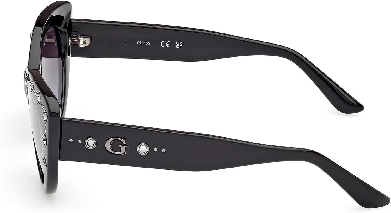 عینک آفتابی زنانه گس GU00163 01B مشکی براق 54/20/140