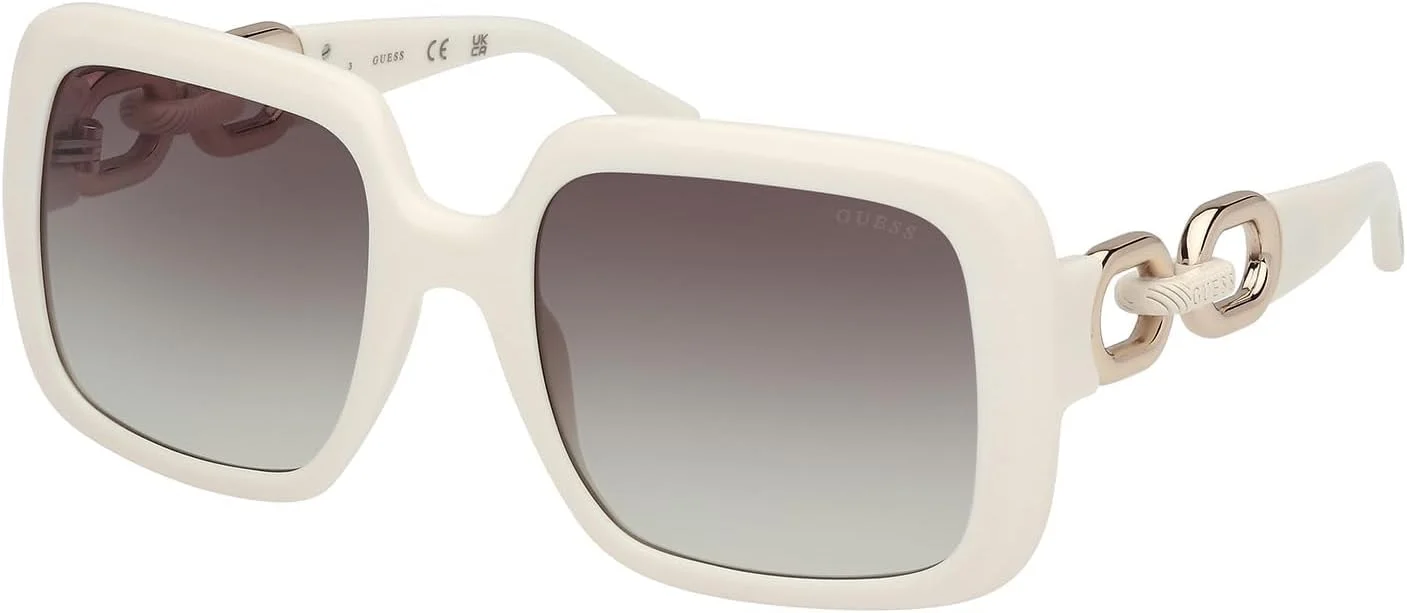 Guess GU00161 21P shiny white 56/21/140 WOMAN Sunglasses Guess GU00161 21P shiny white 56/21/140 WOMAN Sunglasses