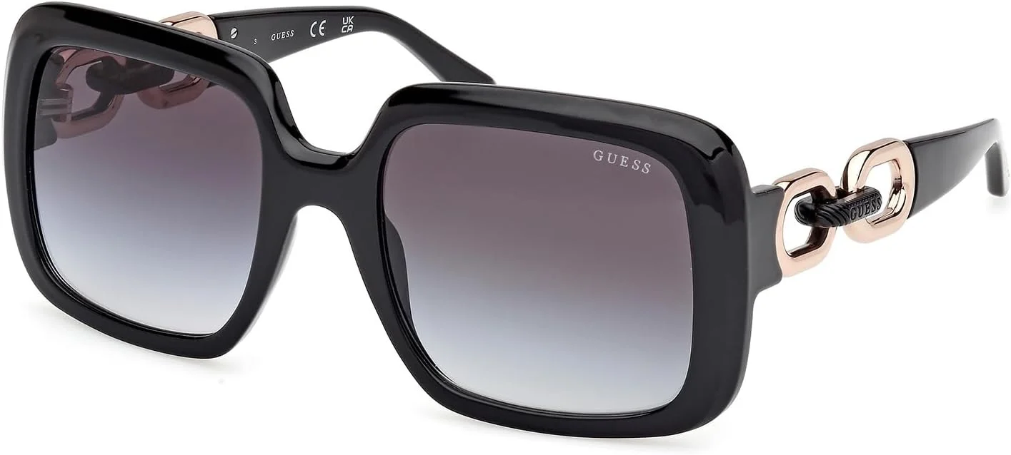 عینک آفتابی زنانه گس GU00161 01B مشکی براق 56/21/140