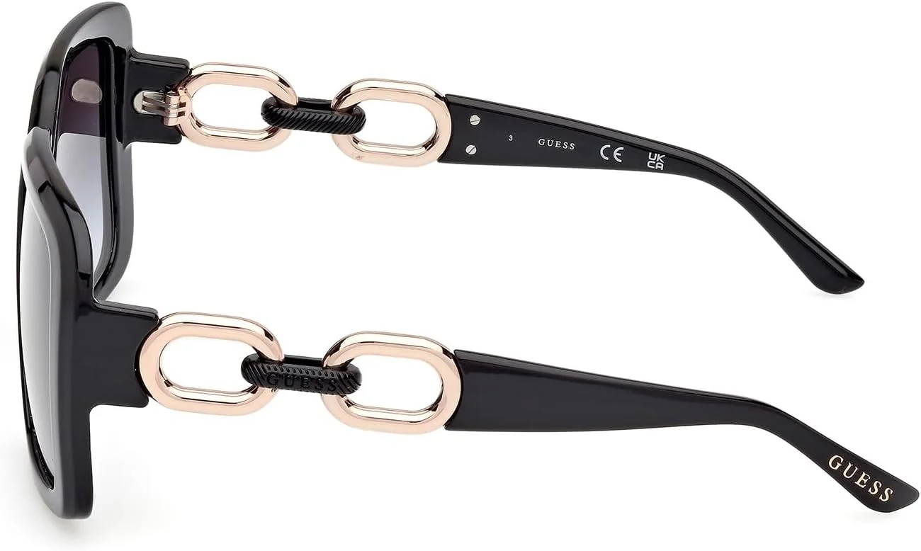 عینک آفتابی زنانه گس GU00161 01B مشکی براق 56/21/140