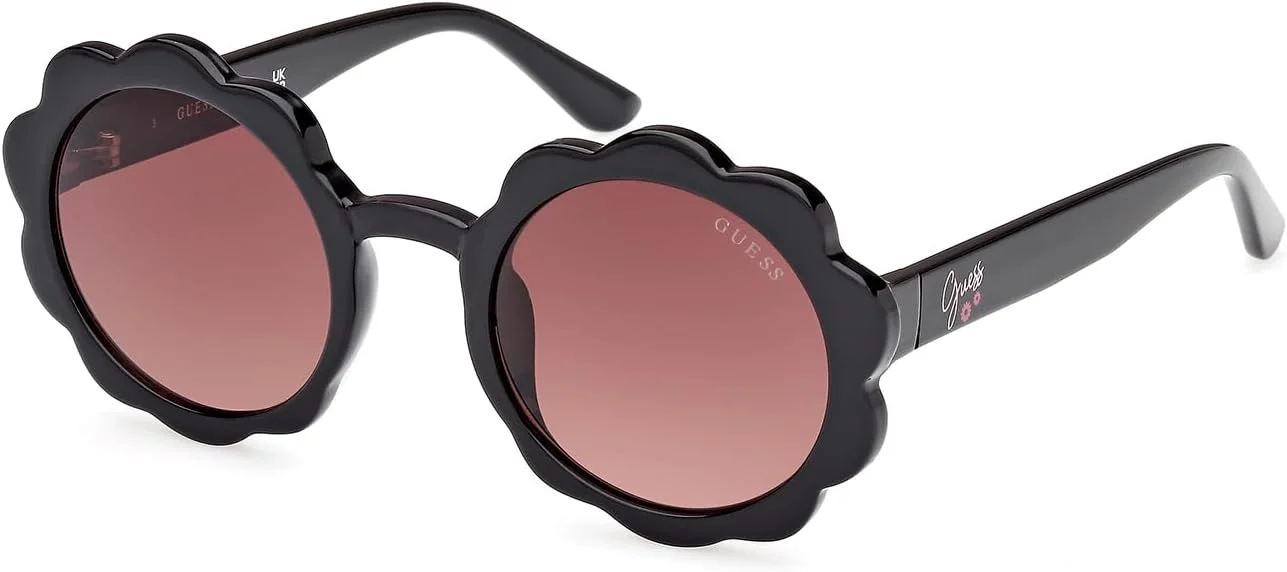 عینک آفتابی دخترانه گرد مشکی GUESS