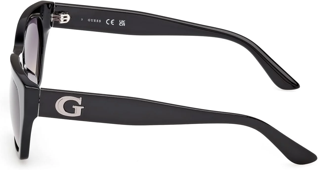 عینک آفتابی زنانه گس مدل NORMAL GEOMETRIC با فریم کامل، مشکی، سایز 56