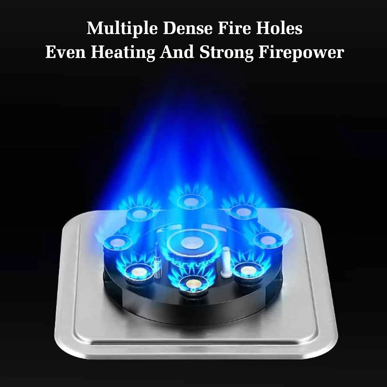 اجاق گاز تک شعله قابل حمل BXKCFYBSQ، اجاق گاز کمپینگ 5.2 کیلووات، اجاق گاز تبدیل گاز/گاز مایع، با محافظت در برابر خاموش شدن شعله، برای آشپزخانه منزل (NG)