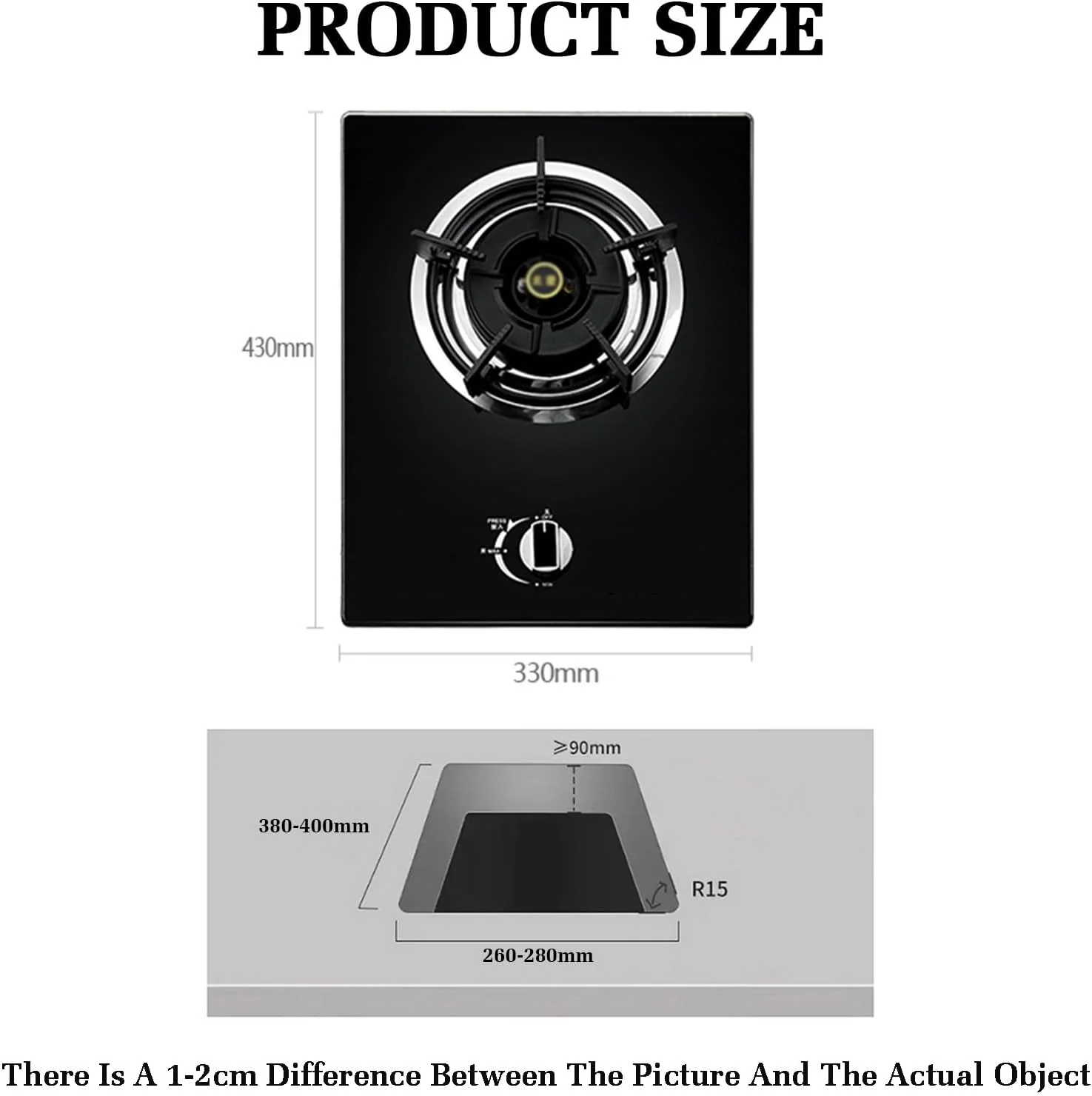 اجاق گاز BXKCFYBSQ، اجاق گاز چرخشی 4.5 کیلووات، اجاق گاز تبدیل گاز/گاز مایع، قابل حمل در فضای باز و داخلی، با محافظت در برابر خاموش شدن شعله، برای آشپزخانه منزل (NG)