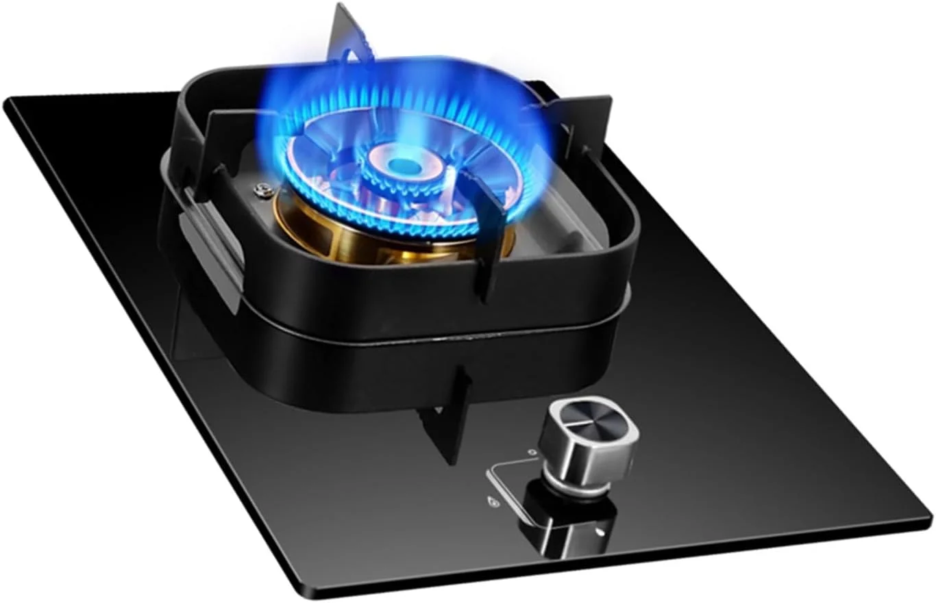اجاق گاز BXKCFYBSQ، اجاق گاز توکار، اجاق گاز شعله قوی نه محفظه ای 5.2 کیلووات، تبدیل گاز/گاز مایع، با محافظت در برابر خاموش شدن شعله، برای آشپزخانه های خانگی (NG)