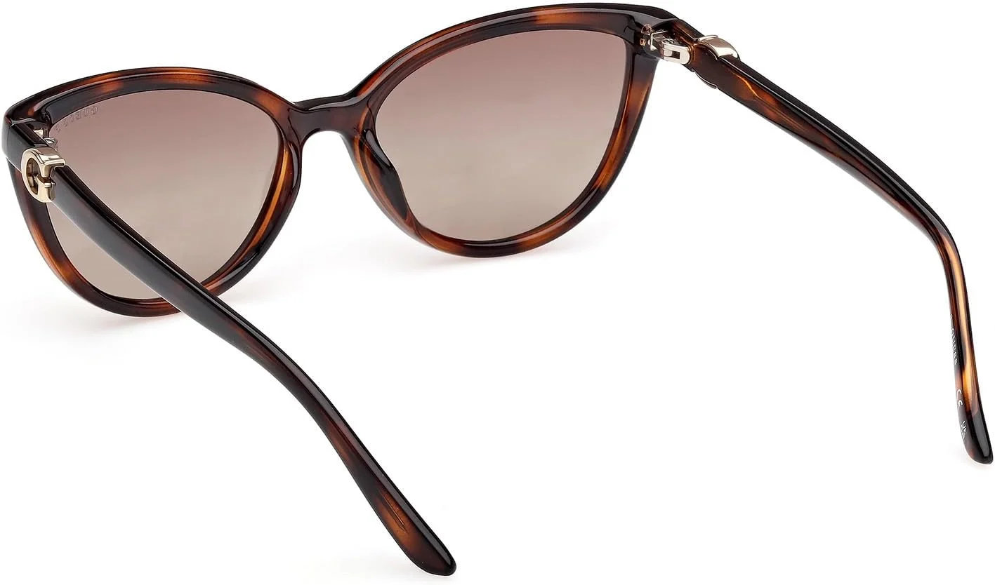 عینک آفتابی زنانه گس مدل POLARIZED CAT با فریم کامل، قهوه ای، سایز 55