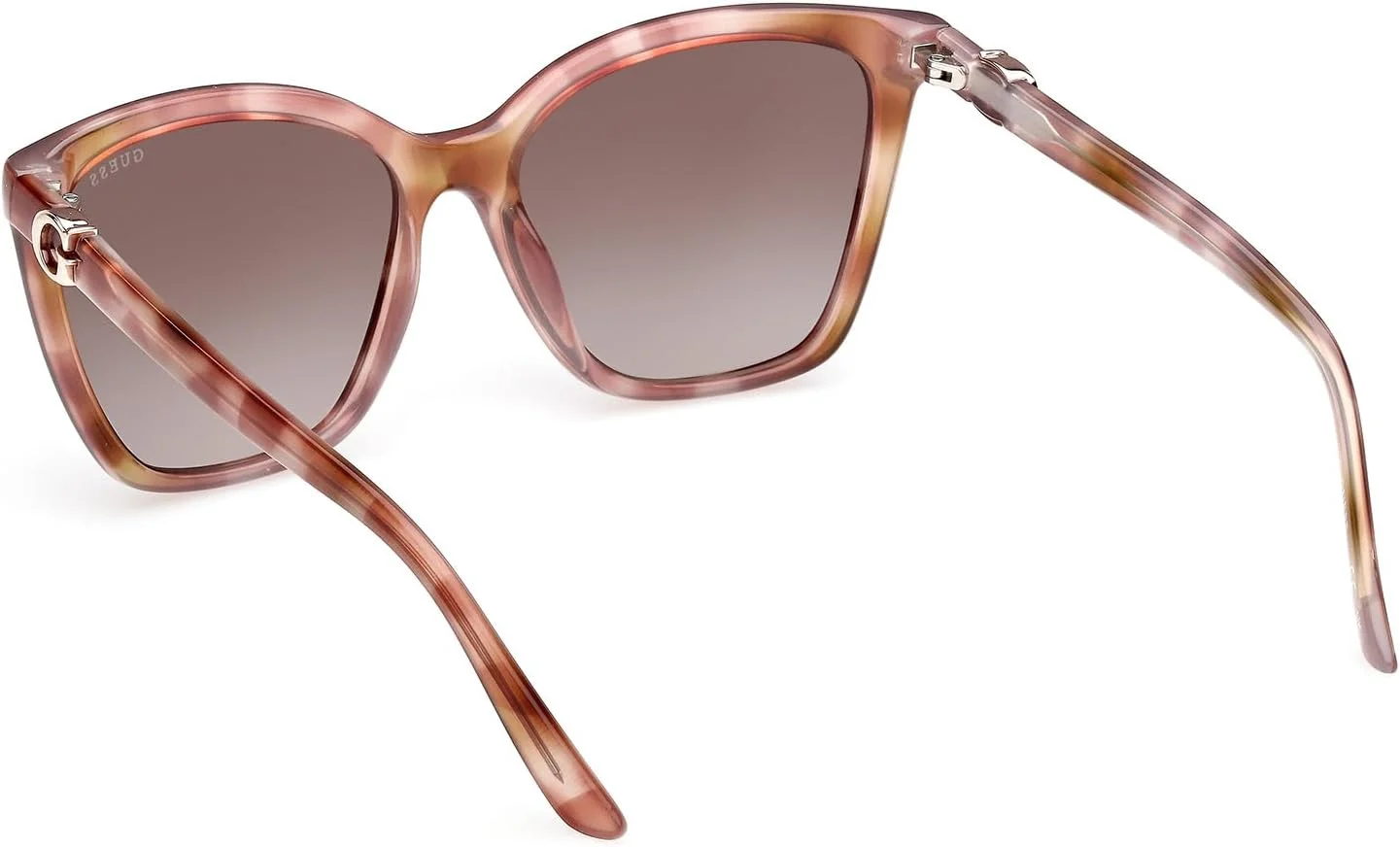 عینک آفتابی زنانه GUESS مدل NORMAL SQUARE با فریم کامل، قهوه ای، سایز 56