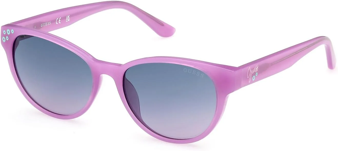 عینک آفتابی دخترانه گربه ای بنفش GUESS
