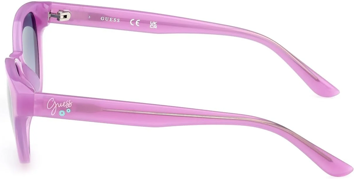 عینک آفتابی دخترانه گربه ای بنفش GUESS