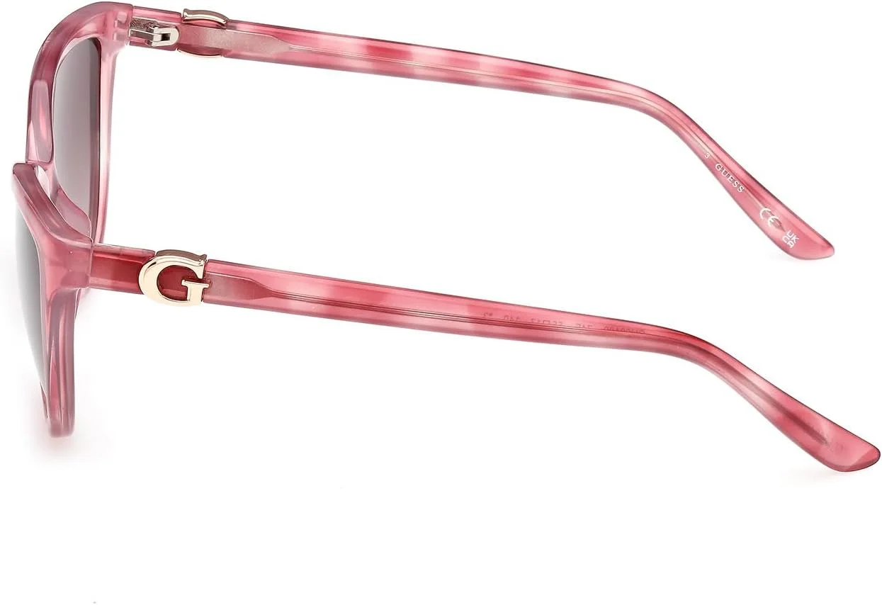 عینک آفتابی زنانه گس مدل NORMAL CAT با فریم کامل، صورتی، سایز 55