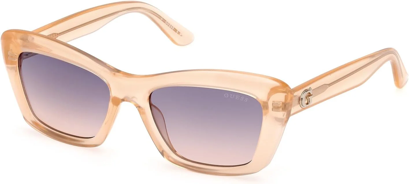 عینک آفتابی زنانه مستطیلی نارنجی گس مدل NORMAL با فریم کامل، سایز 52