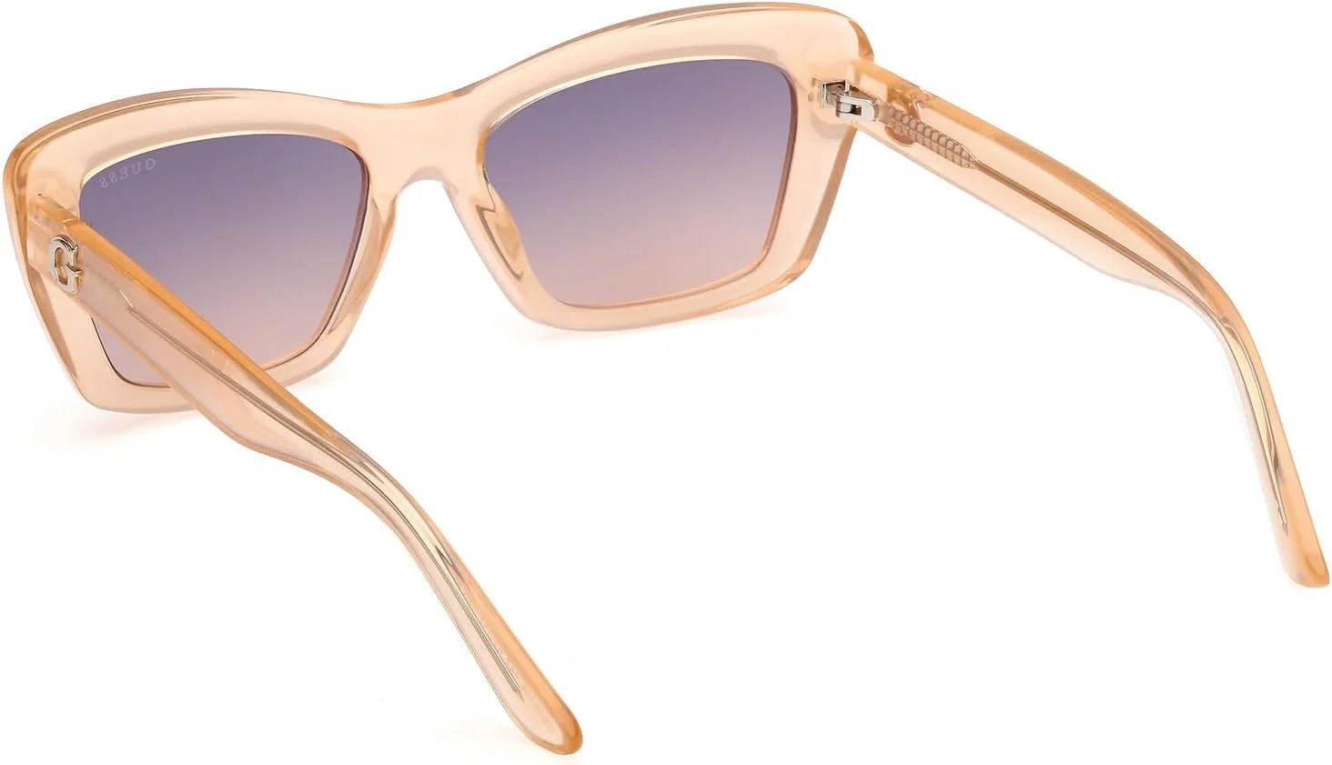 عینک آفتابی زنانه مستطیلی نارنجی گس مدل NORMAL با فریم کامل، سایز 52