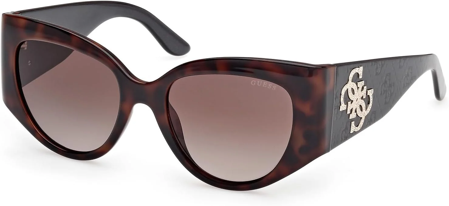 عینک آفتابی زنانه گس مدل NORMAL CAT با فریم کامل، قهوه ای، سایز 54