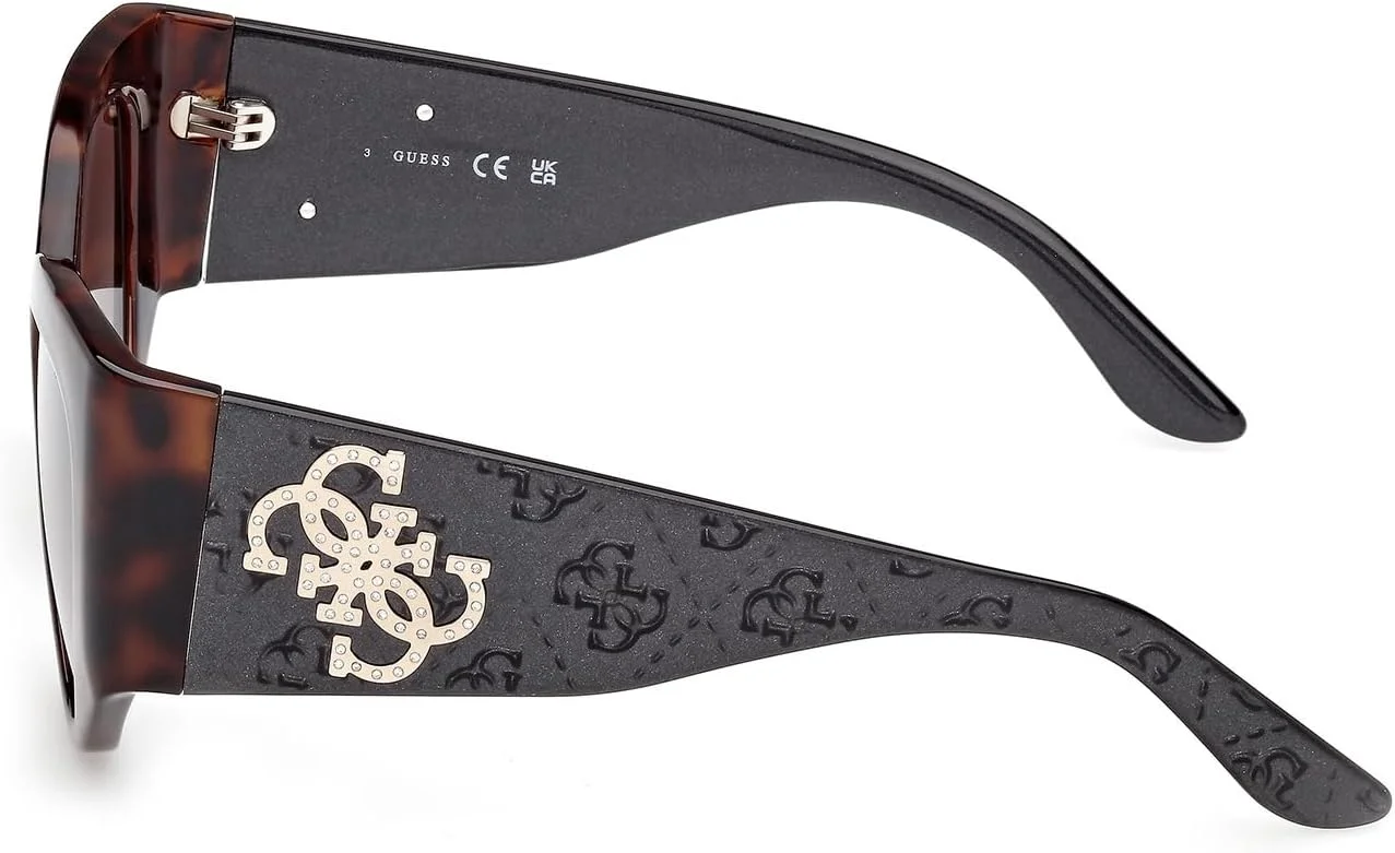 عینک آفتابی زنانه گس مدل NORMAL CAT با فریم کامل، قهوه ای، سایز 54