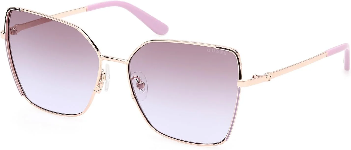 عینک آفتابی زنانه پروانه ای تمام فریم گس، طلایی، 59