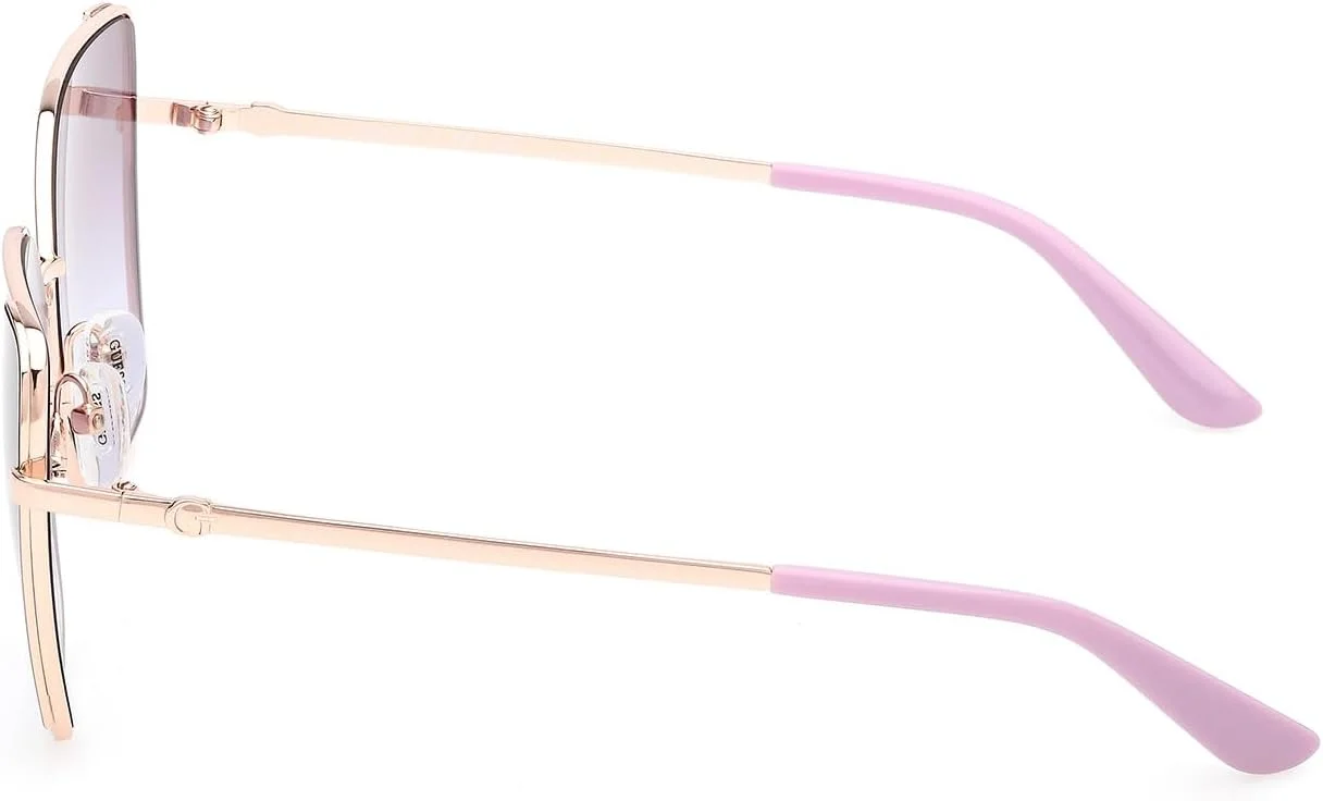 عینک آفتابی زنانه پروانه ای تمام فریم گس، طلایی، 59