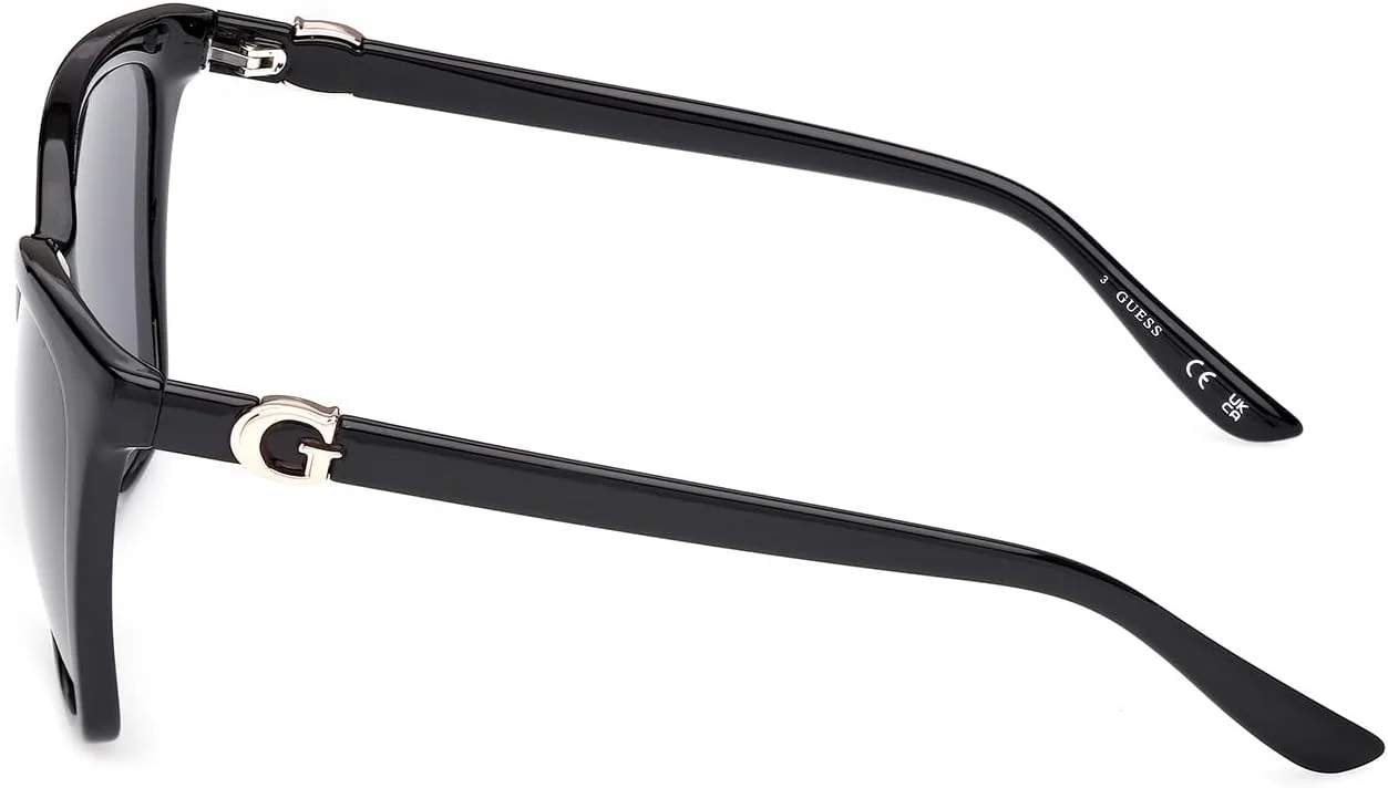 عینک آفتابی زنانه گس GU00191 01A مشکی براق 56/16/140