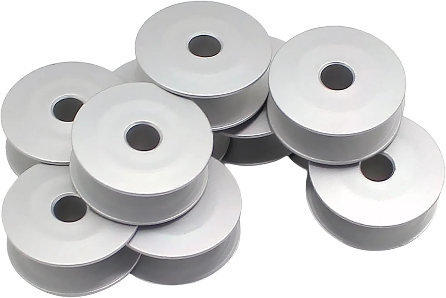 Fbshicung بسته 10 عددی ماسوره آلومینیومی کلاس "M"، 25.5x10.5 میلی متر، ماسوره های فلزی بزرگتر، قرقره نخ خالی برای چرخ خیاطی لحاف دوزی بازوی بلند Q16، Q20، Q24 (10 عدد) Fbshicung بسته 10 عددی ماسوره آلومینیومی کلاس "M"، 25.5x10.5 میلی متر، ماسوره های فلزی بزرگتر، قرقره نخ خالی برای چرخ خیاطی لحاف دوزی بازوی بلند Q16، Q20، Q24 (10 عدد)