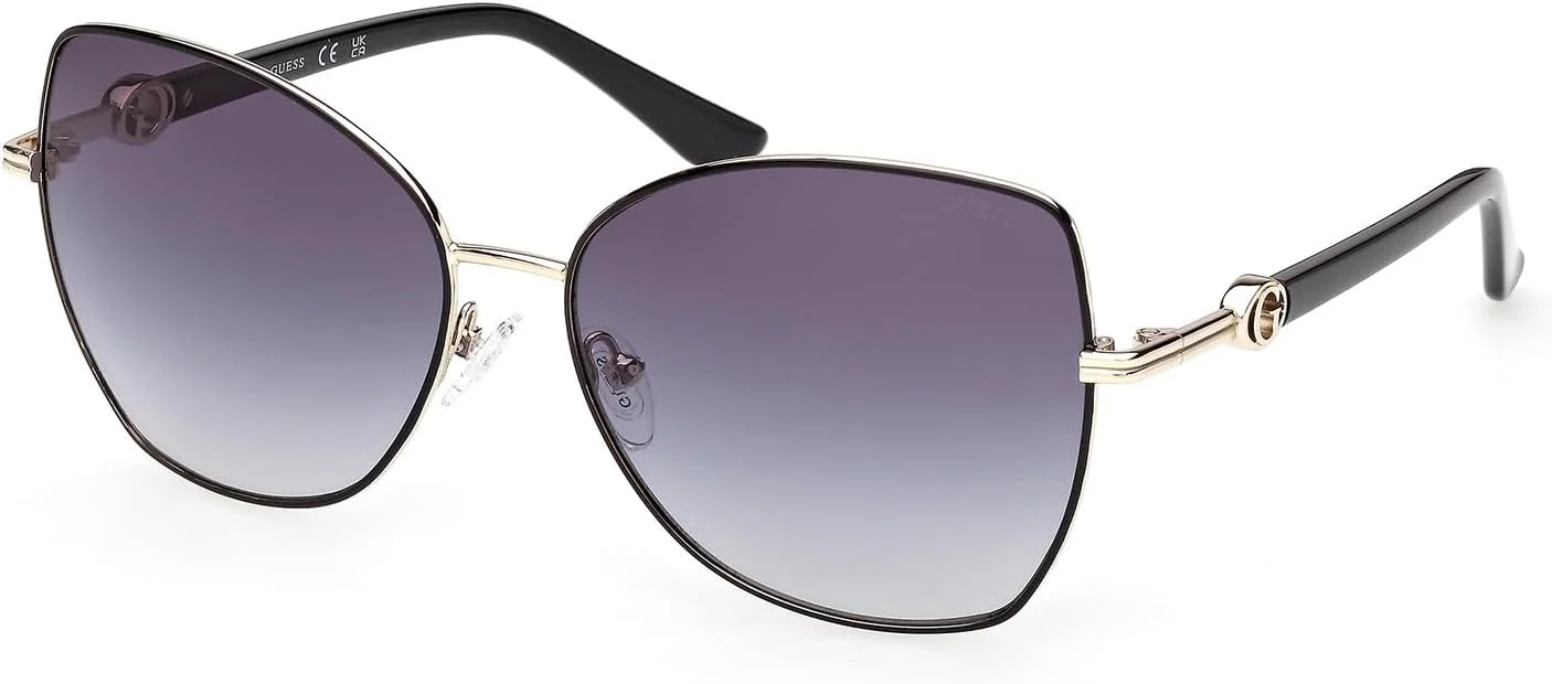 عینک آفتابی زنانه گس GU00259 01B مشکی براق 59/15/135