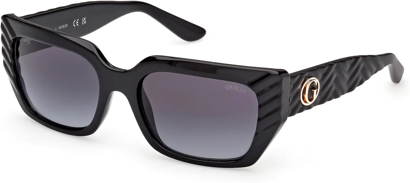 عینک آفتابی زنانه گس GU00254 01B مشکی براق 55/18/135