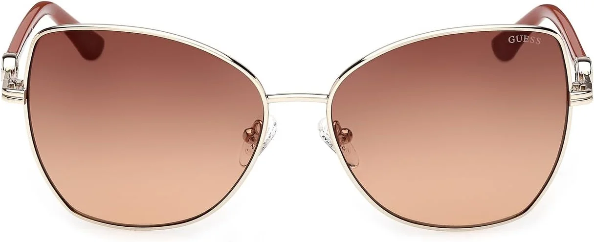 عینک آفتابی زنانه گس GU00259 طلایی کم رنگ براق 59/15/135