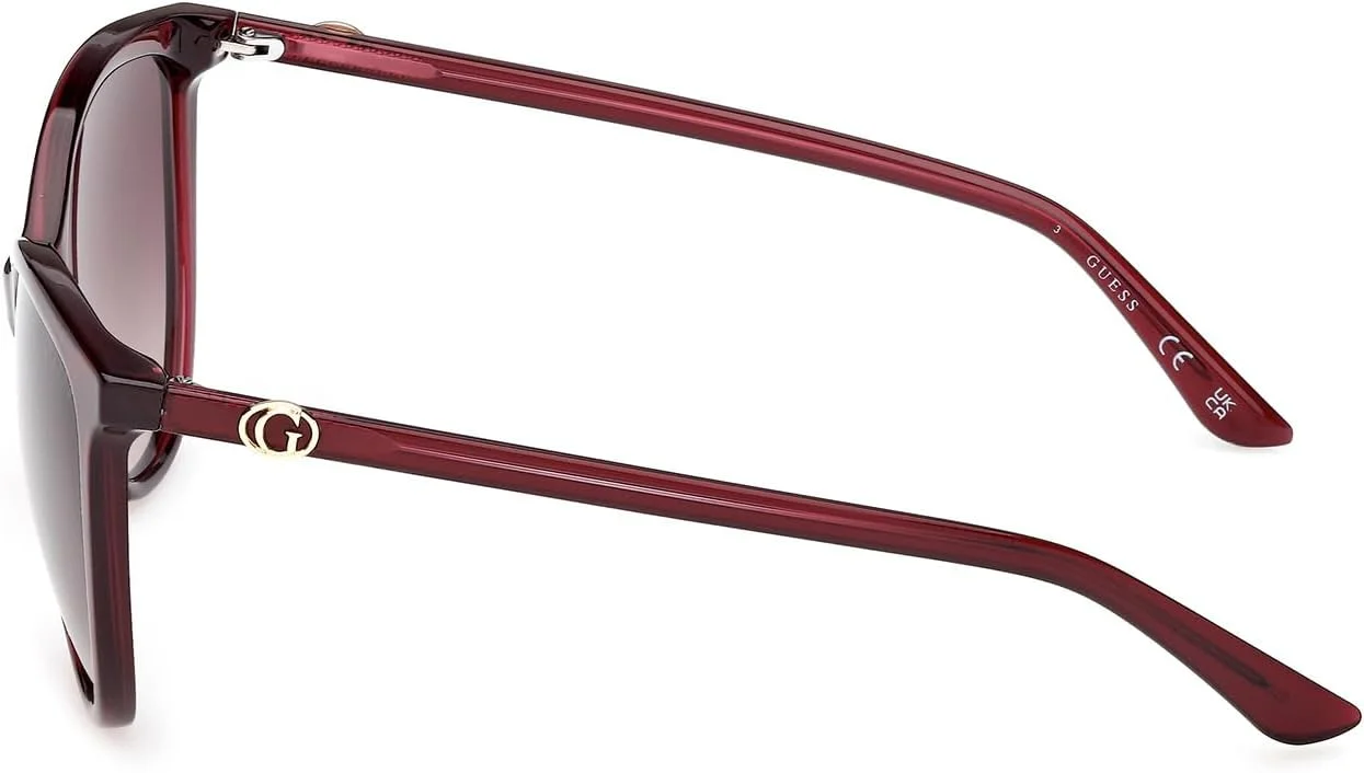 عینک آفتابی زنانه گس GU00256 69F براق بورگوندی 58/15/140