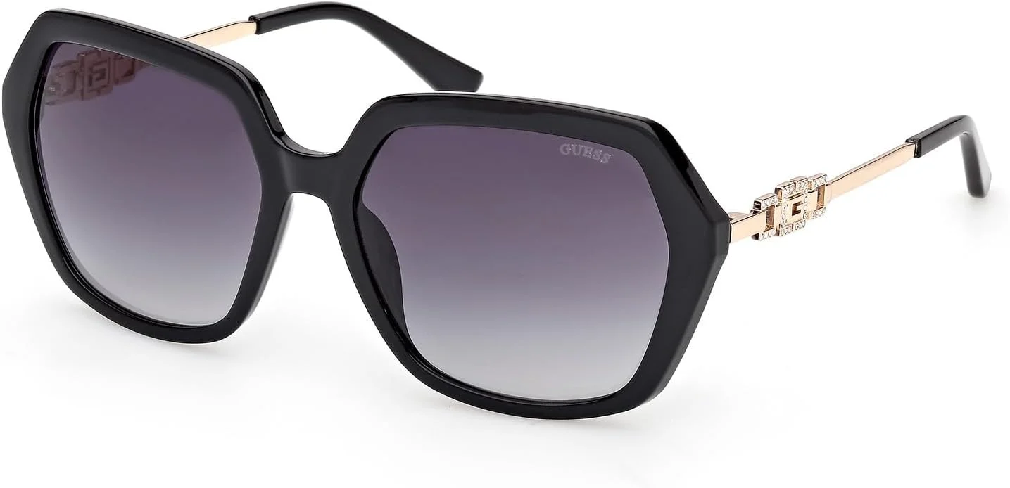 عینک آفتابی زنانه گس GU00267 01B مشکی براق 57/17/140
