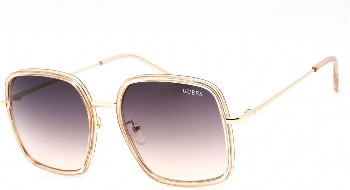 عینک آفتابی GUESS GF0389 طلایی/قهوه ای گرادیان سایز تک