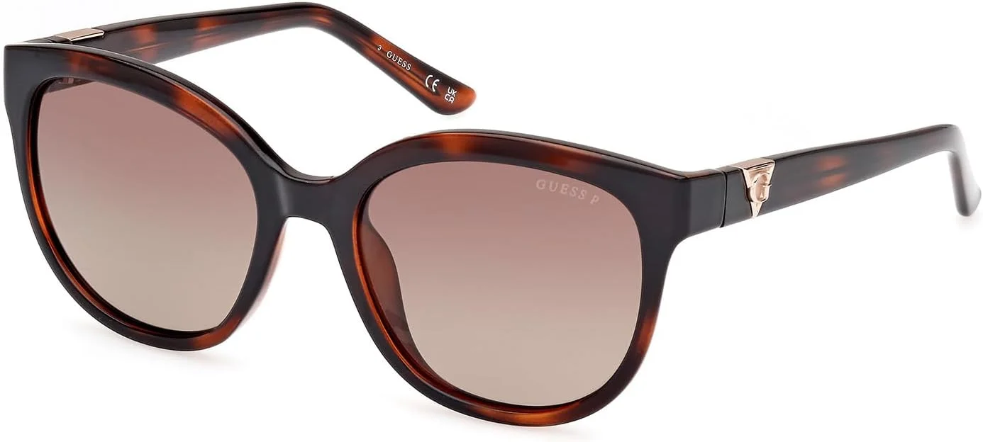 عینک آفتابی زنانه گس مدل GU787752H53، فریم گرد کامل، پلاریزه