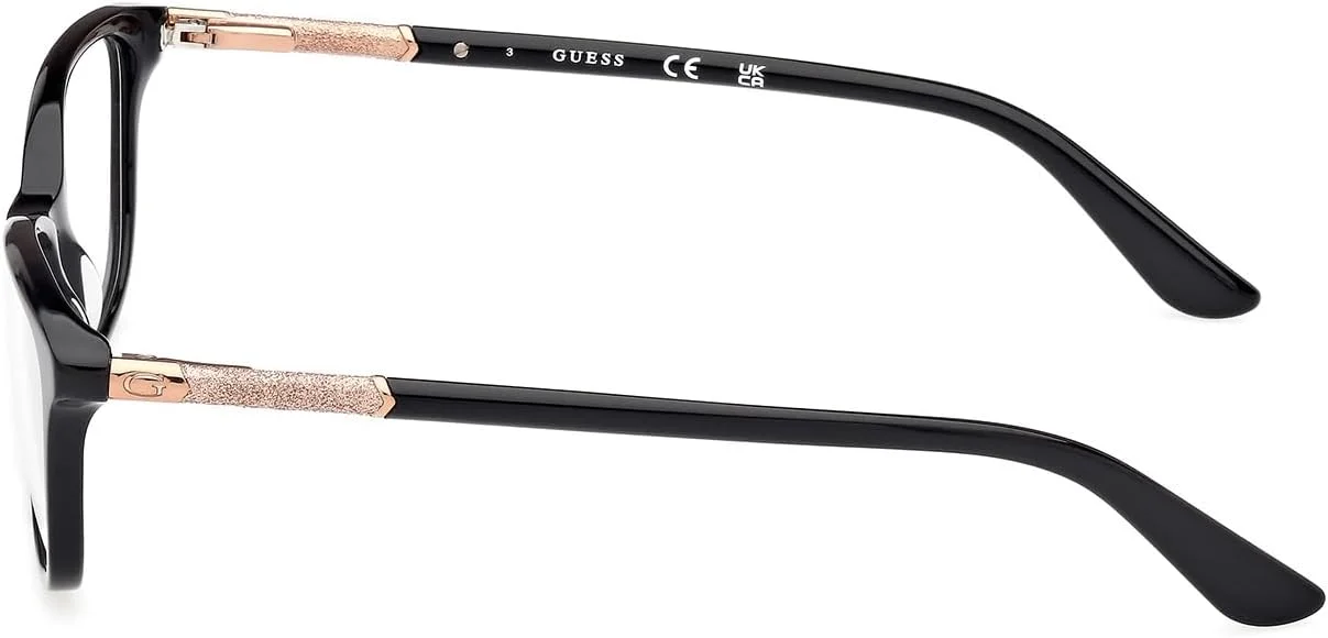 فریم عینک زنانه مشکی براق گس GU2658-N 003 سایز 52/17/135