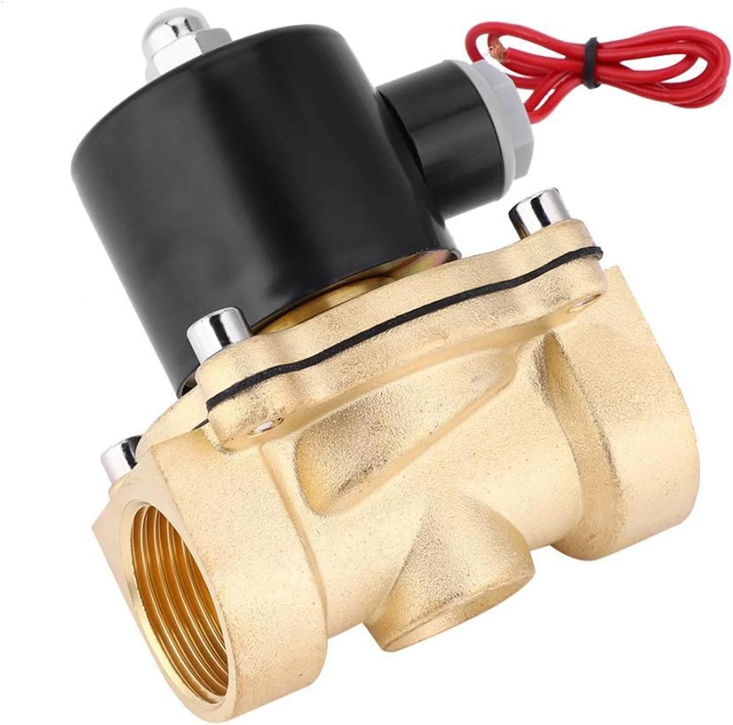 شیر برقی برنجی نرمال بسته برای هوا، آب و روغن، 1 اینچ BSPP 2W250-25 AC220/DC24V/DC12V (سایز: 220 ولت) شیر برقی برنجی نرمال بسته برای هوا، آب و روغن، 1 اینچ BSPP 2W250-25 AC220/DC24V/DC12V (سایز: 220 ولت)