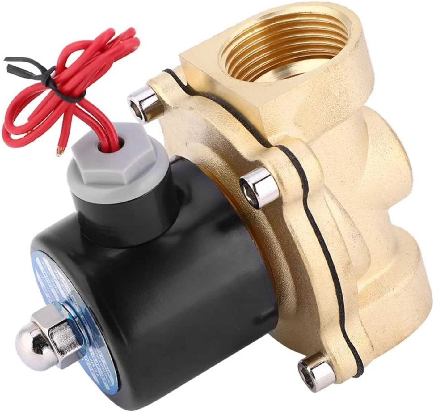 شیر برقی برنجی نرمال بسته برای هوا، آب و روغن، 1 اینچ BSPP 2W250-25 AC220/DC24V/DC12V (سایز: 220 ولت) شیر برقی برنجی نرمال بسته برای هوا، آب و روغن، 1 اینچ BSPP 2W250-25 AC220/DC24V/DC12V (سایز: 220 ولت)