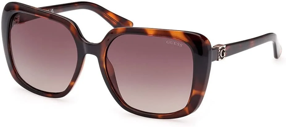 عینک آفتابی زنانه گس GU786352F58 با فریم کامل مربعی شکل، عرض عدسی 58 میلی متر، هاوانای تیره/قهوه ای گرادیان