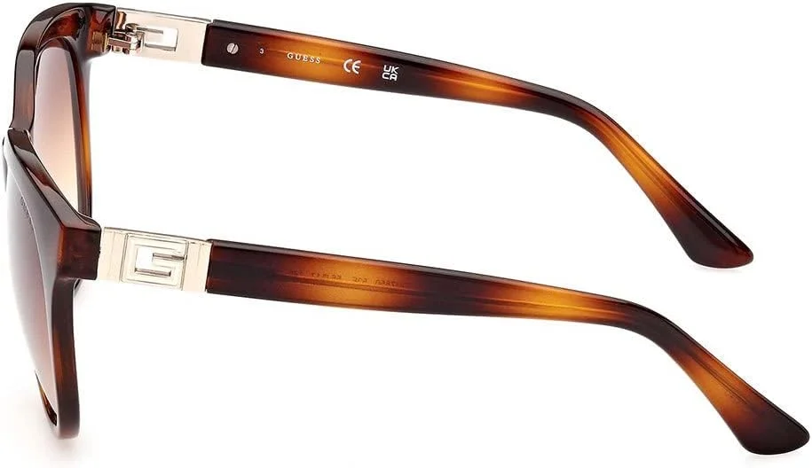 عینک آفتابی زنانه GUESS مدل GU785053F56 با محافظت در برابر اشعه UV، رنگ بلوند هاوانا، سایز 56 میلی متر عینک آفتابی زنانه GUESS مدل GU785053F56 با محافظت در برابر اشعه UV، رنگ بلوند هاوانا، سایز 56 میلی متر